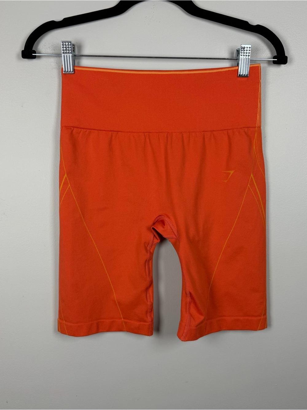 Gymshark Apex Seamless High Rise Short Papaya Orange Apricot Biker Gym Medium